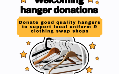 We Need More Hangers for the Ealing School Uniform Project!