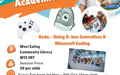 Weekend Tech Academies at West Ealing Library! 🕹️🤖