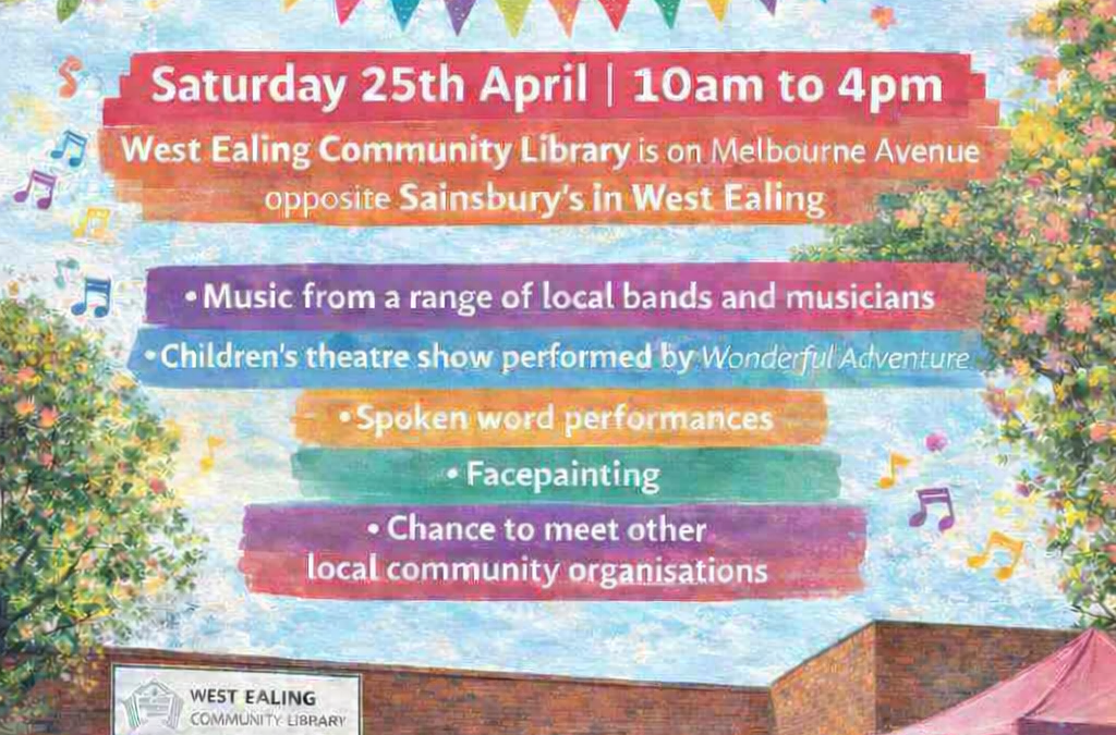 🌸 Spring Party at Your West Ealing Community Library! 🌸