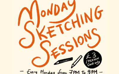 Monday Sketching Sessions at West Ealing Library 🎨